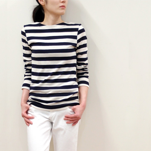 オーガニックコットンのボーダー服